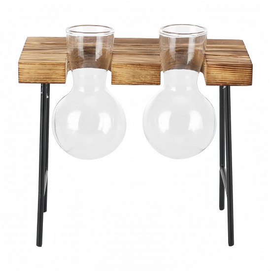 Wooden Frame Vase